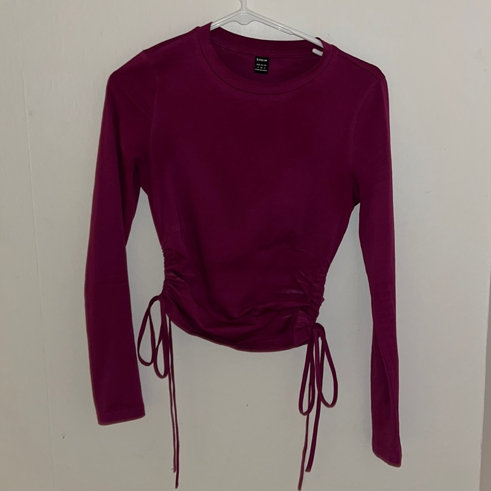 Shein- Long sleeve, very flattering, adjustable length, worn twice, very cute